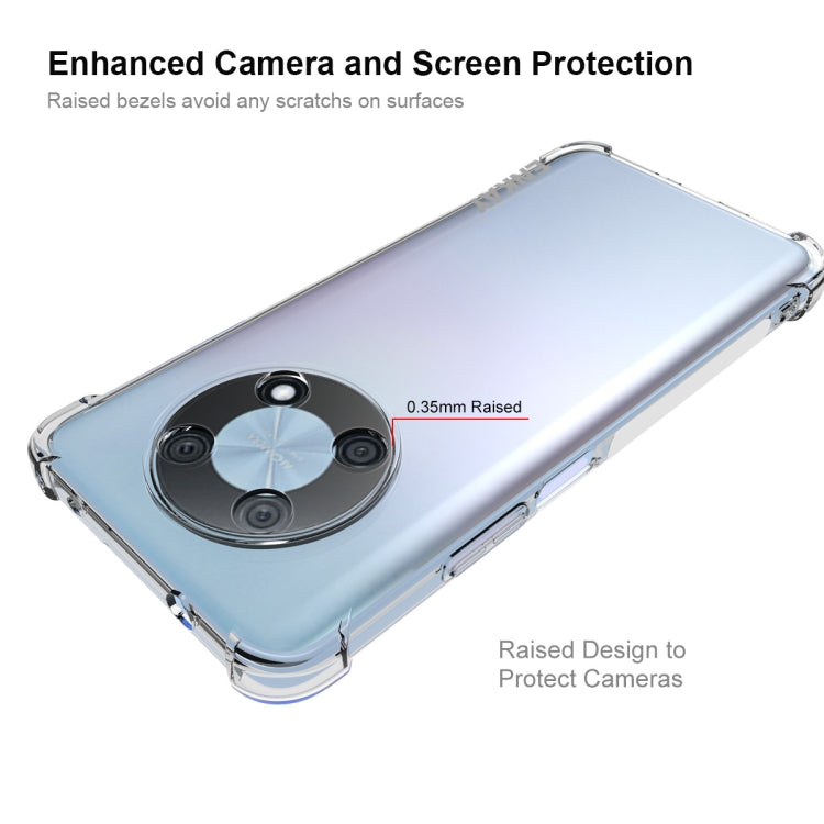 適用於華為暢享50 Pro 5G / Nova Y90 4G國際版 ENKAY 透明防摔系列 四角加厚帶防滑條透明TPU手機防摔保護殼