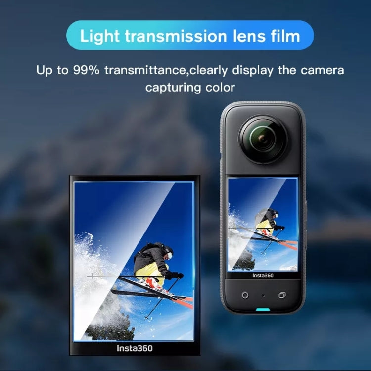 STARTRC NST-25  2片裝 適用於Insta360 X3運動相機 保護膜