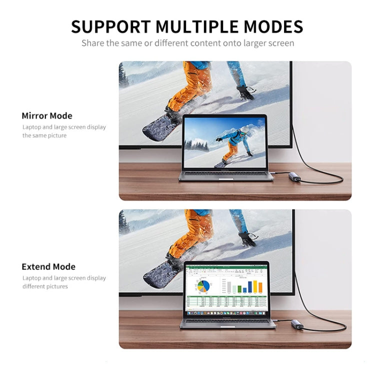 JUNSUNMAY JSM-HUB005 Type-C PD快充擴展塢六合一可插卡分線器HDMI 4K高清視頻轉換器