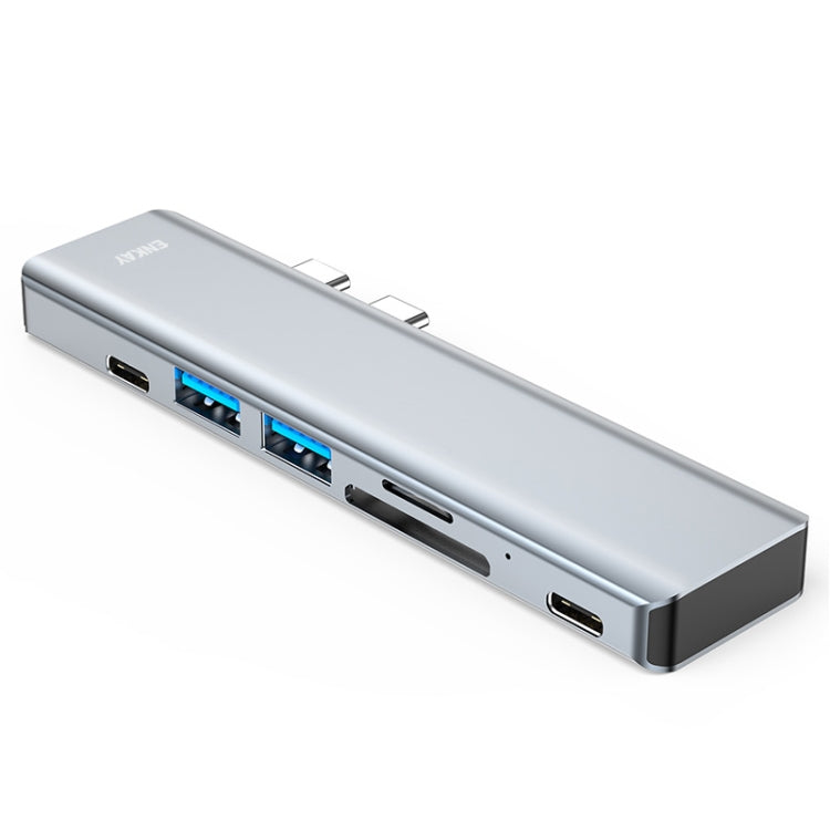 ENKAY Hat-Prince 蘋果專用七合二Type-C擴展塢可插卡分線器HDMI 4K高清視頻轉換器