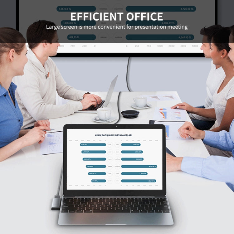 ENKAY Hat-Prince 蘋果專用五合二Type-C擴展塢HDMI 4K高清視頻轉換器