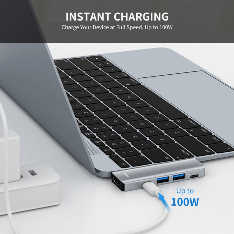 ENKAY Hat-Prince 蘋果專用五合二Type-C擴展塢HDMI 4K高清視頻轉換器