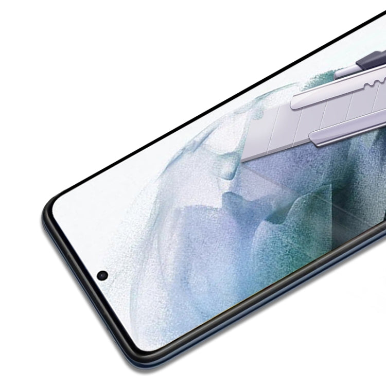 適用於三星 Galaxy S23 5G mocolo 2.5D全膠全屏鋼化玻璃保護膜，支持指紋解鎖