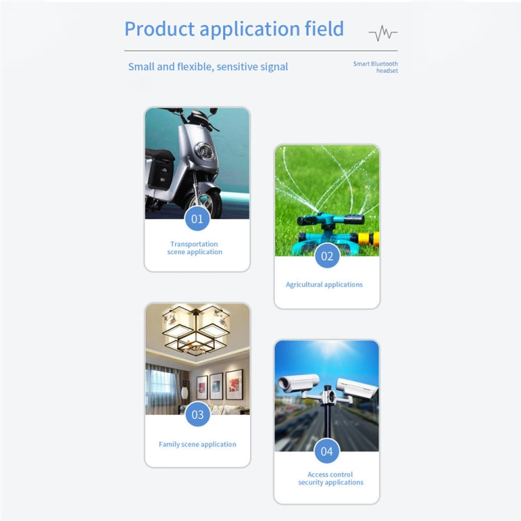 433MHZ 4鍵無線遙控器/射頻 適用於燈具/門鎖/報警器