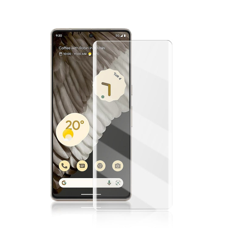 適用於谷歌Pixel 7 Pro 5G mocolo 9H 3D 全屏曲面UV保護膜