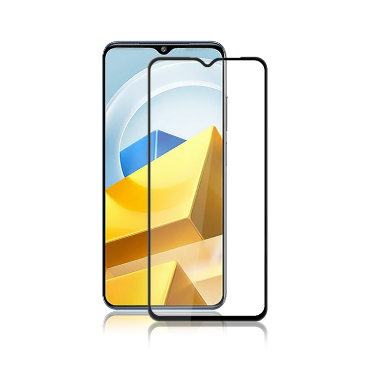 適用於小米 Poco M5 mocolo 2.5D全屏全膠全屏鋼化玻璃保護膜