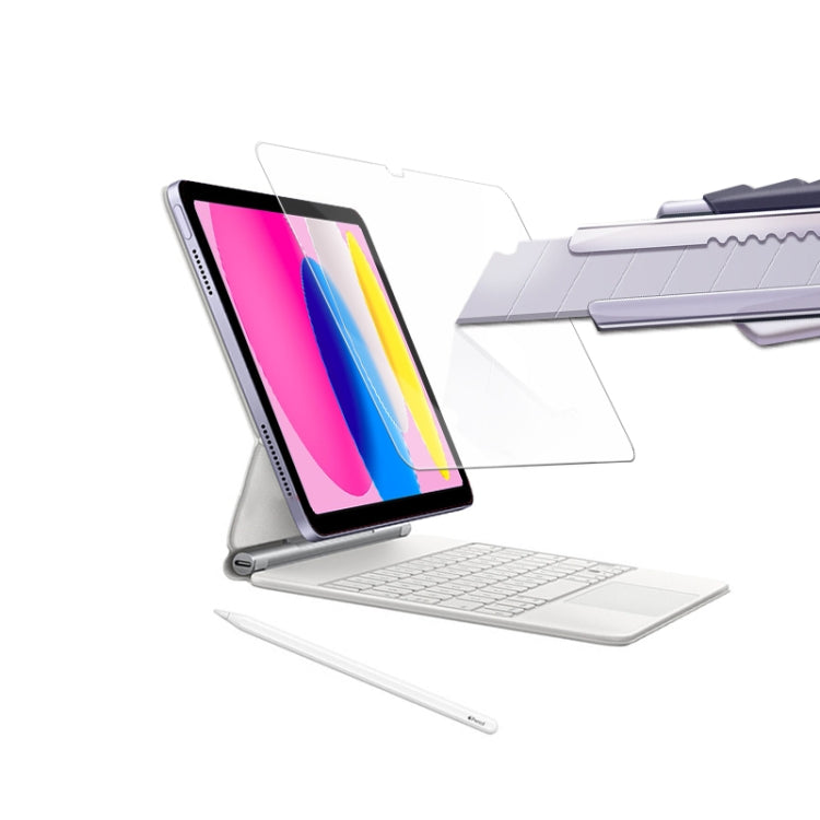 適用於iPad 10th Gen 10.9 2022 mocolo 0.33mm 9H 硬度2.5D鋼化玻璃膜
