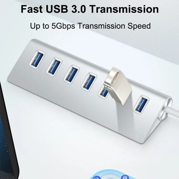 7301 7端口USB 3.0 HUB 5Gbps高速電源適配器
