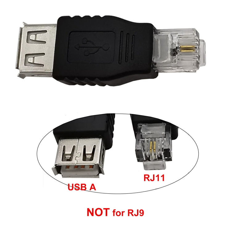 JUNSUNMAY USB 母轉RJ11 6P2C轉接頭