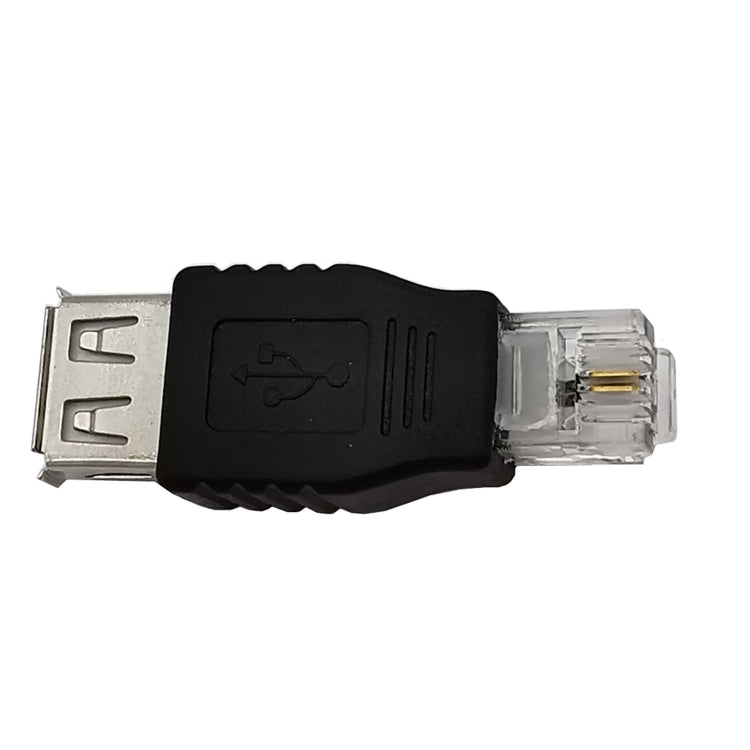 JUNSUNMAY USB 母轉RJ11 6P2C轉接頭
