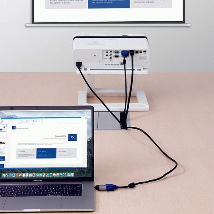 USB Type C轉VGA轉換器公轉母轉換器