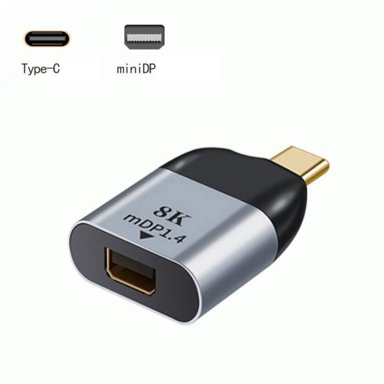8K 60Hz Type-C轉Mini显示接口適配器，適用於平板手機筆記本電腦