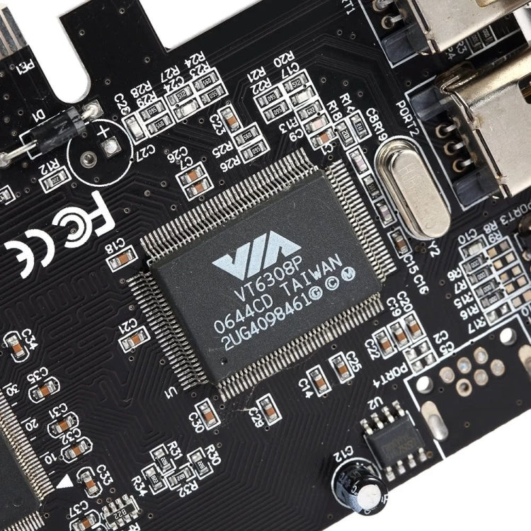 PCI-E接口轉3口1394a 1394b擴展卡 2x6Pin+1x4Pin