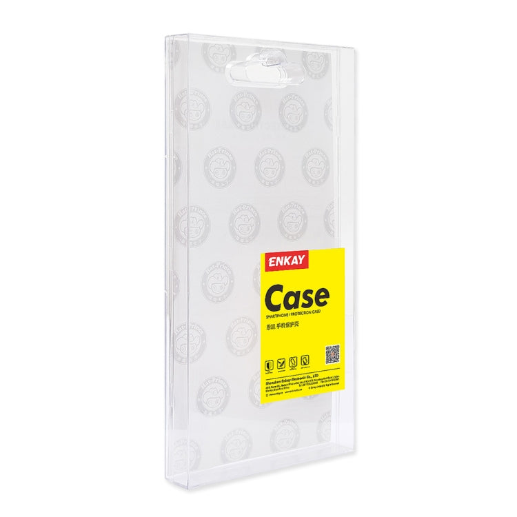 適用於  一加Nord CE 3 5G ENKAY Hat-Prince 透明防摔系列 四角加厚帶防滑條透明TPU手機防摔保護殼