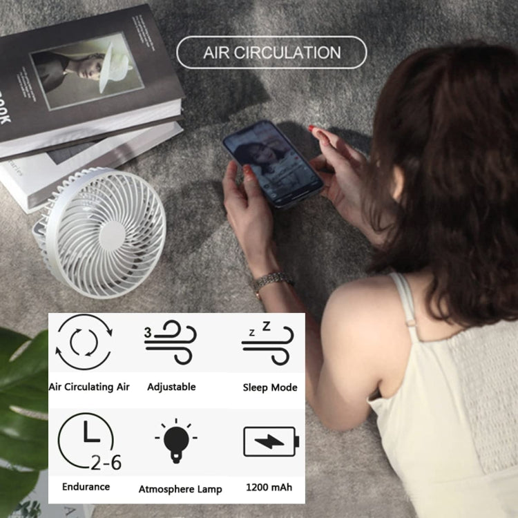 多功能LED充電戶外手提帳篷露營風扇