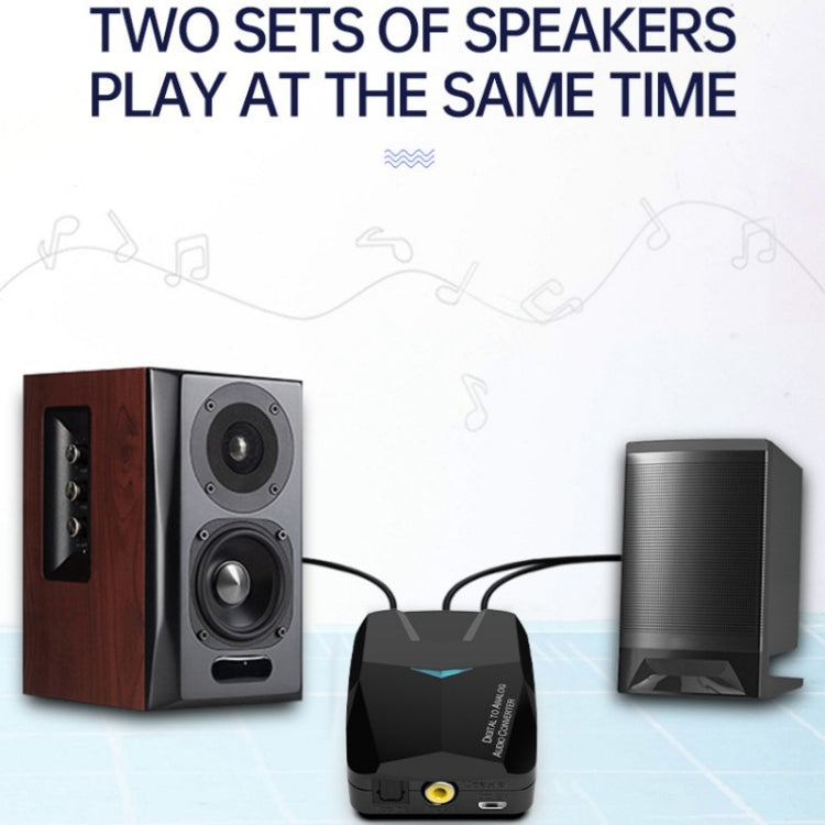 MSD-M24 光放大器解碼器光纖同軸RCA數模藍牙音頻適配器