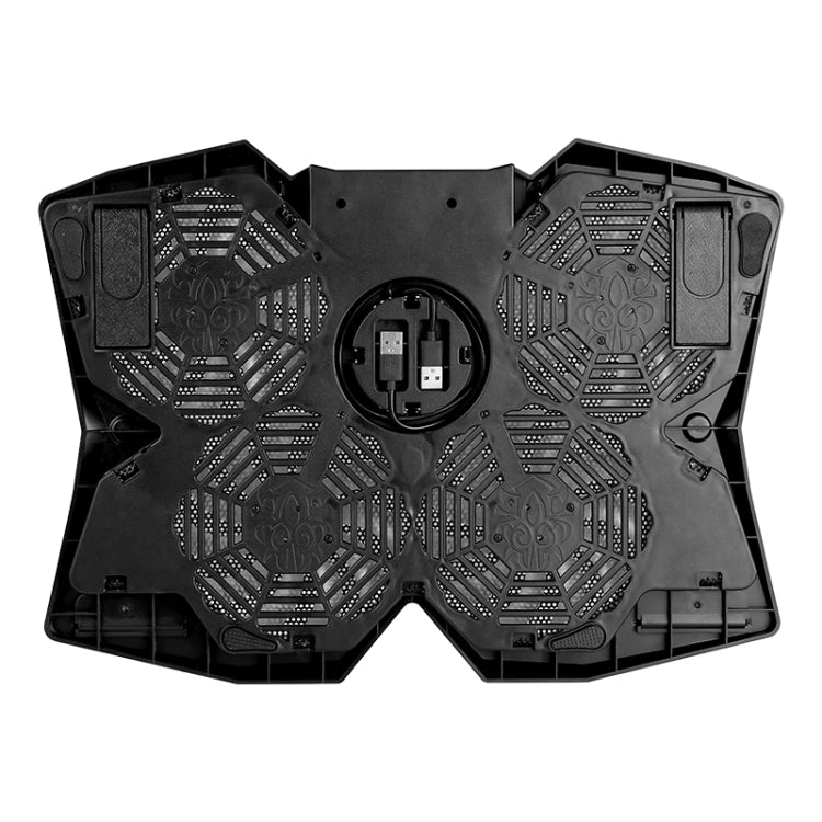 S400 四個冷卻風扇可摺疊遊戲筆記本電腦桌面支架