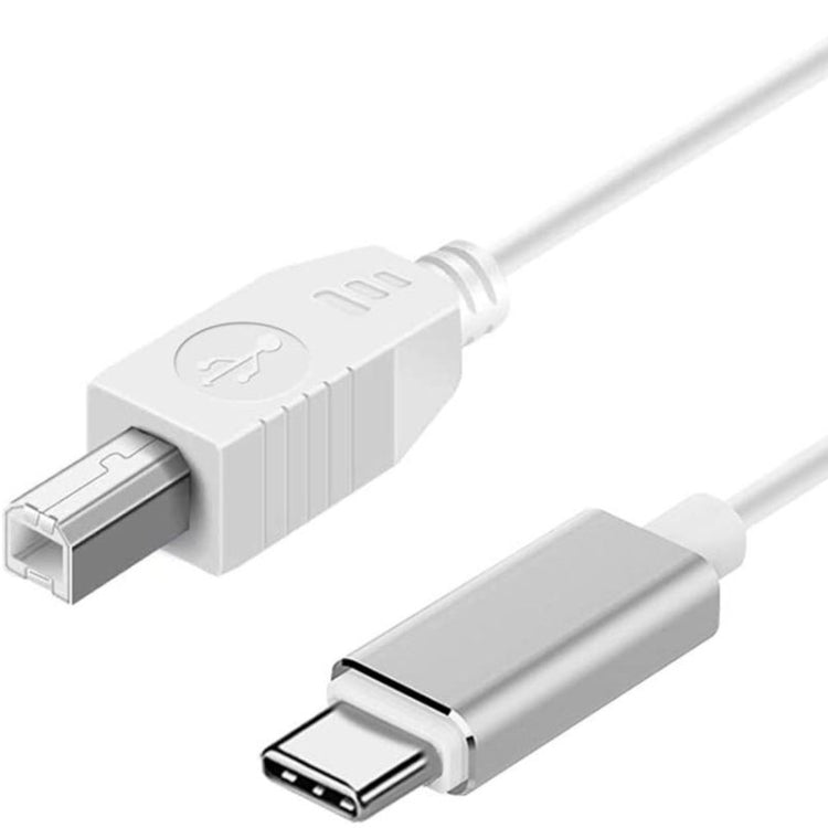 1米 Type-C轉USB-B MIDI 音頻線 適用於筆記本電腦, 連接打印機, MIDI鍵盤, 音頻接口錄製等
