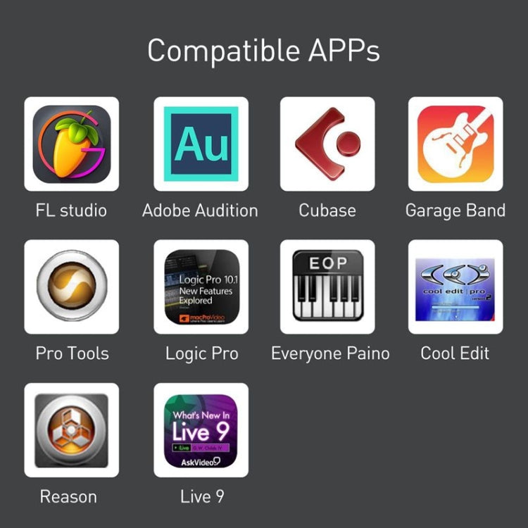 8 Pin 轉 USB + MIDI 电子樂器&OTG&充電多功能線 兼容iOS 10-14系統 長度1米