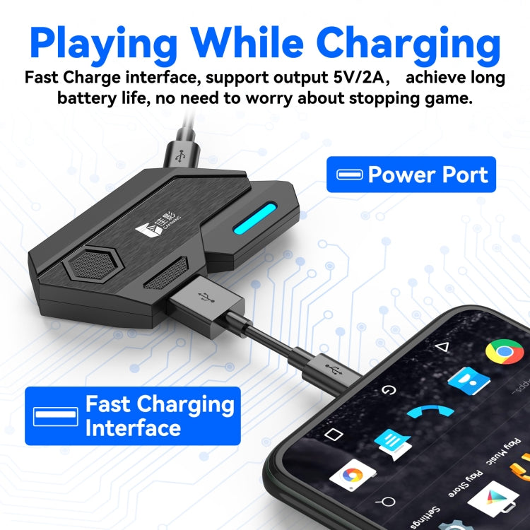 Gamwing Mix SE 藍牙5.0精英移動控制器鍵盤鼠標轉換器PUBG移動控制器