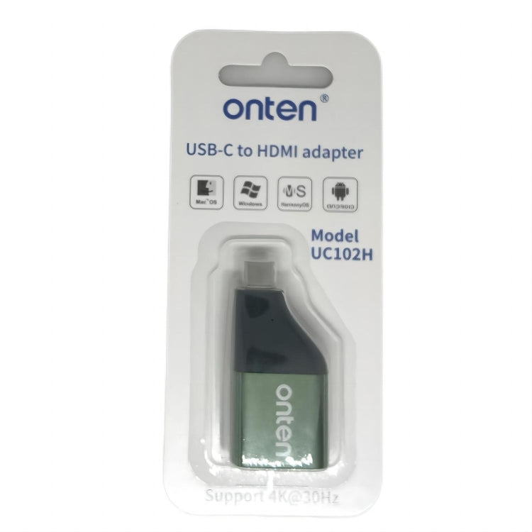 Onten UC102H 4K Type-C to HDMI轉換頭(顏色隨機發貨)
