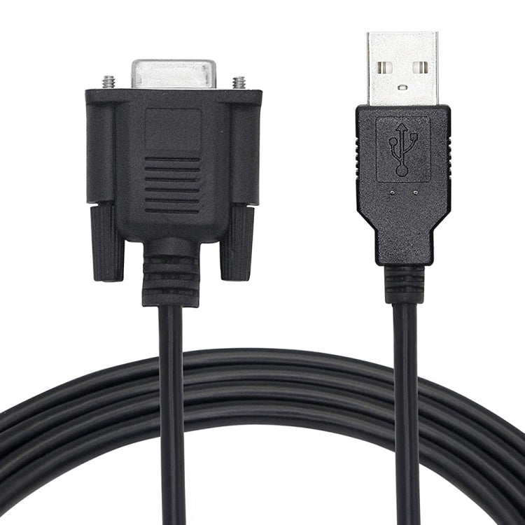 JUNSUNMAY RS232 DB9母轉USB 2.0轉接線 1.8米 僅限於編程控制器, 1.8m