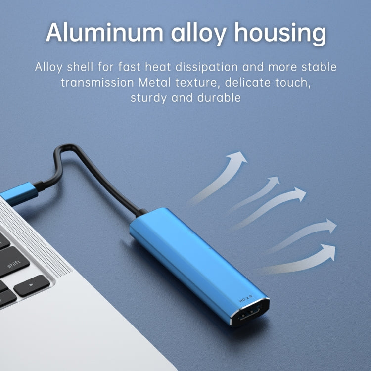 V264 3合1 Type-C轉USB3.0 + PD3.0 + HD2.0 3端口分配器OTG集線器