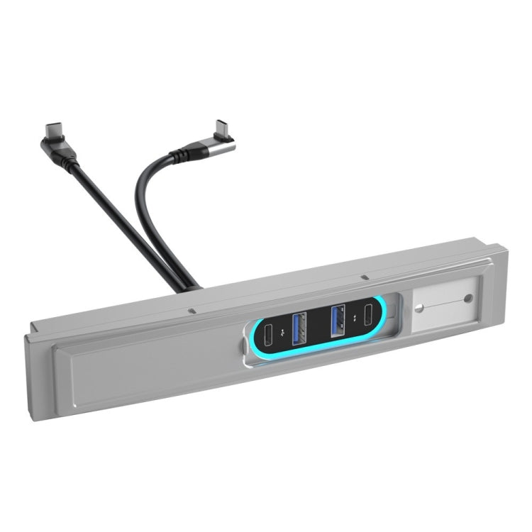 Z62B 適用於特斯拉Model 3 / Y 雙Type-C轉多端口擴展塢快速充電HUB集線器適配器