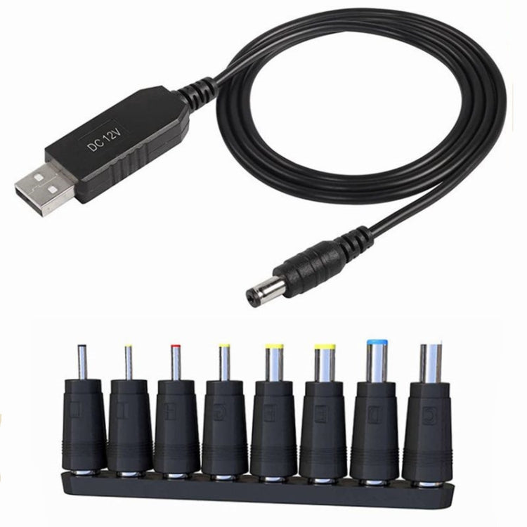 USB DC 5V至12V設置電纜轉換器適配器, DC 5V to 12V