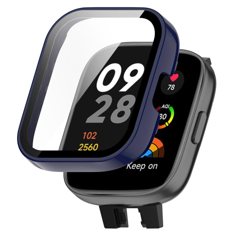 適用於紅米 Watch 3 ENKAY Hat-Prince PC邊框+鋼化膜一體手錶保護殼