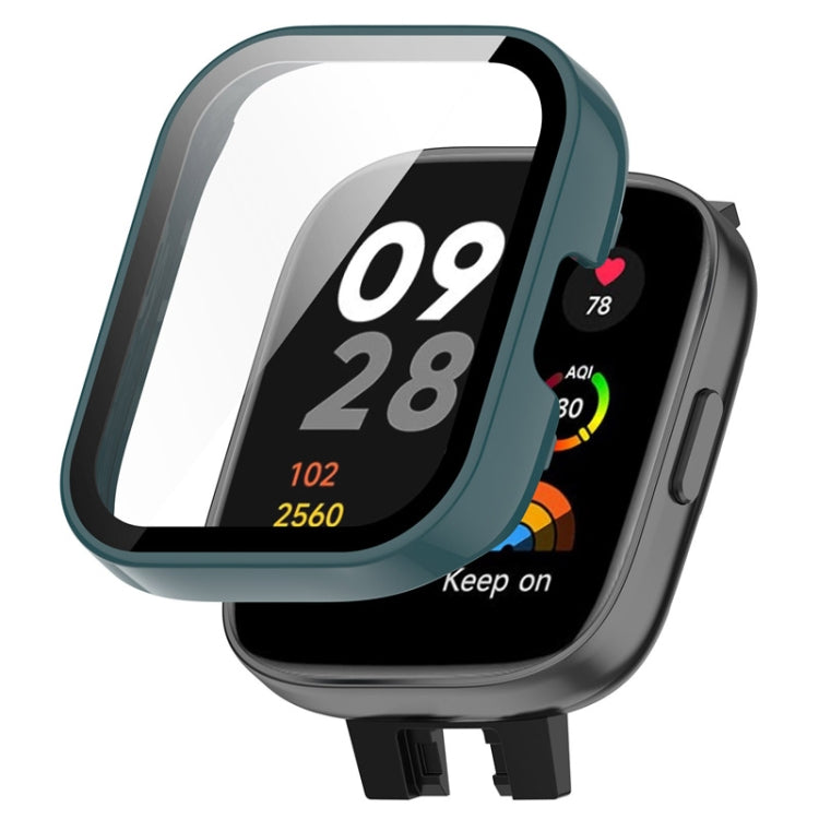 適用於紅米 Watch 3 ENKAY Hat-Prince PC邊框+鋼化膜一體手錶保護殼