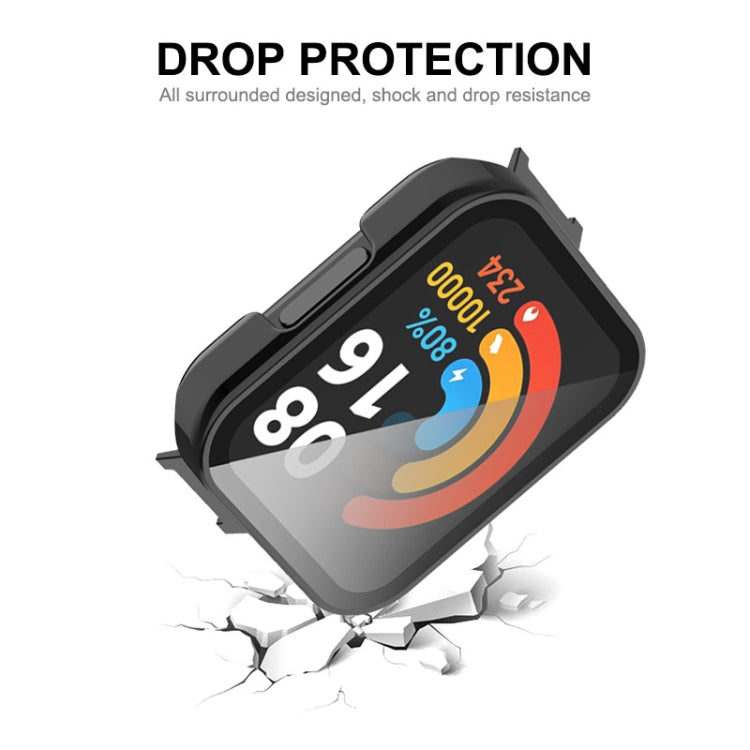 適用於紅米 Watch 3 ENKAY Hat-Prince PC邊框+鋼化膜一體手錶保護殼