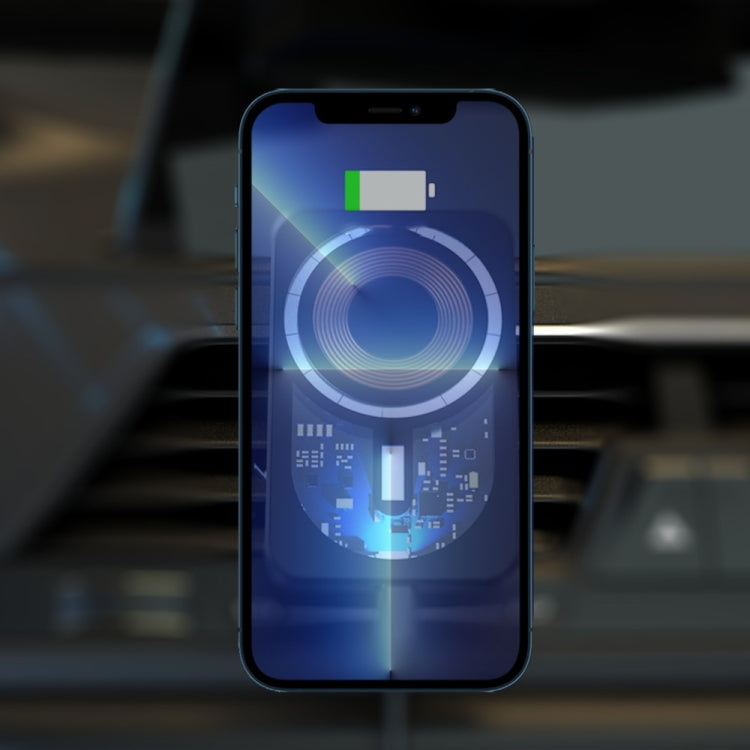 T11 車載出風口安裝磁性無線充電器