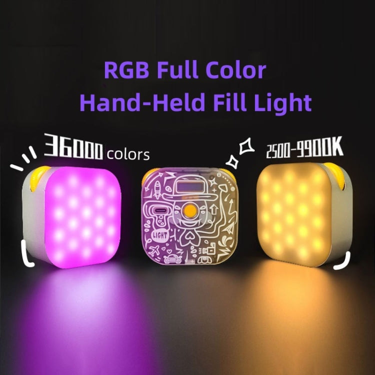 TV-6RGB 手持式豆腐6W填充燈迷你便攜式RGB LED視頻燈