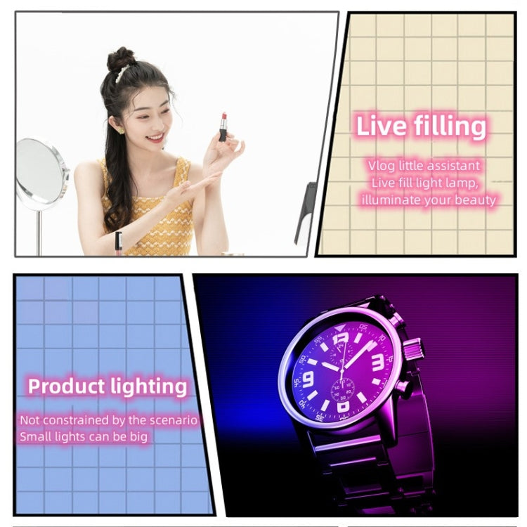 TV-6RGB 手持式豆腐6W填充燈迷你便攜式RGB LED視頻燈