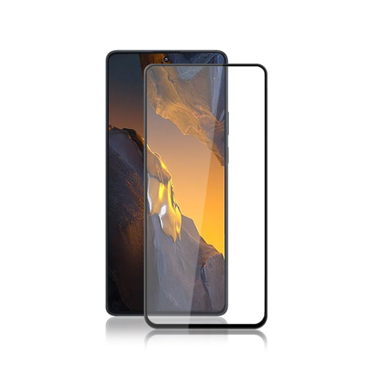 適用於小米POCO F5  mocolo 0.33mm 9H 2.5D全膠全屏鋼化玻璃保護膜, For Xiaomi POCO F5