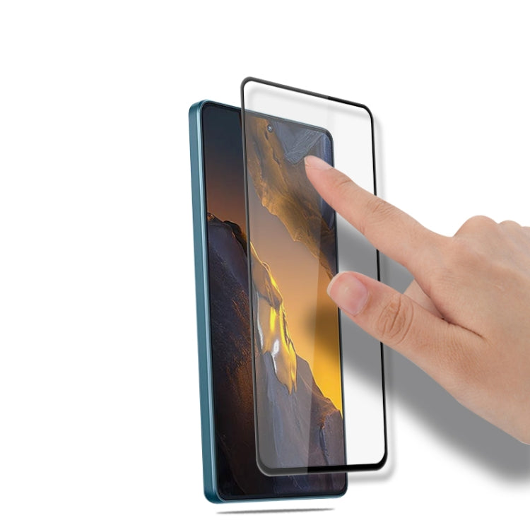 適用於小米POCO F5  mocolo 0.33mm 9H 2.5D全膠全屏鋼化玻璃保護膜, For Xiaomi POCO F5