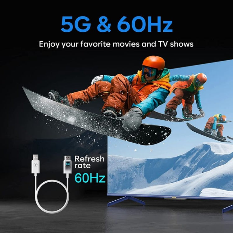 無線HDMI發射器和接收器套件，HDMI無線擴展適配器，適用於PC、筆記本電腦、相機到HDTV/投影儀的1080P 60fps視頻音頻投影