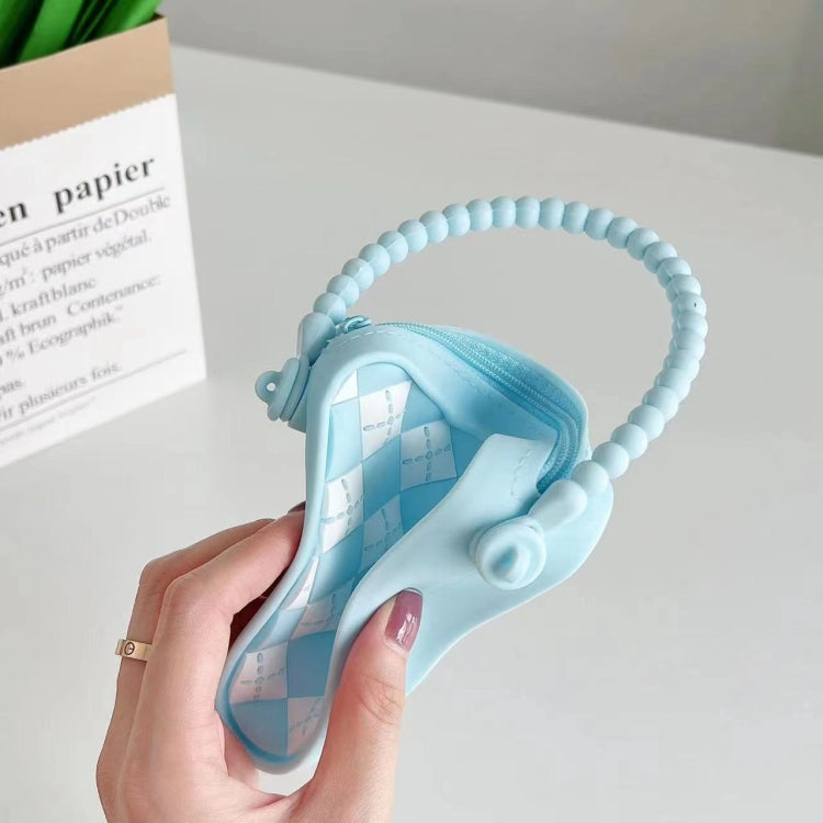 鑽石形狀迷你便攜單肩包硅膠材質手提包