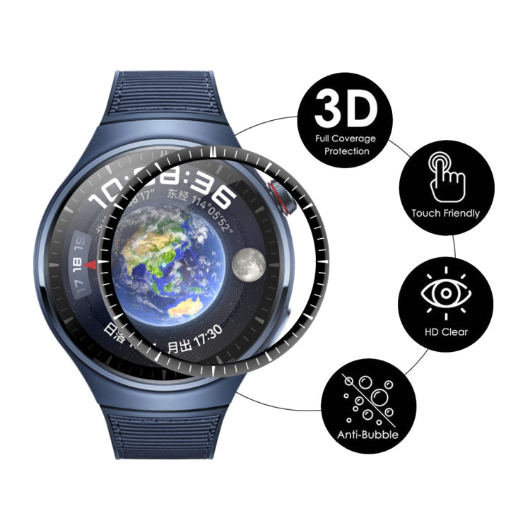適用於 華為 Watch 4 Pro ENKAY 3D曲面PC軟邊+PMMA全屏覆蓋高清屏幕保護膜