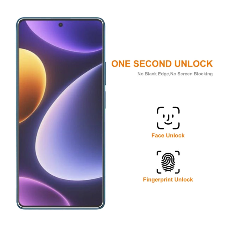 適用於 小米Poco F5 / 紅米Note 12 Turbo ENKAY Hat-Prince 0.26mm 9H 2.5D弧邊高鋁硅鋼化玻璃保護膜