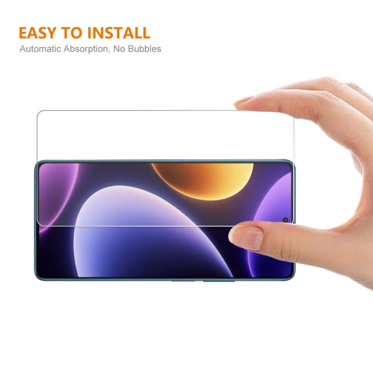 適用於 小米Poco F5 / 紅米Note 12 Turbo ENKAY Hat-Prince 0.26mm 9H 2.5D弧邊高鋁硅鋼化玻璃保護膜