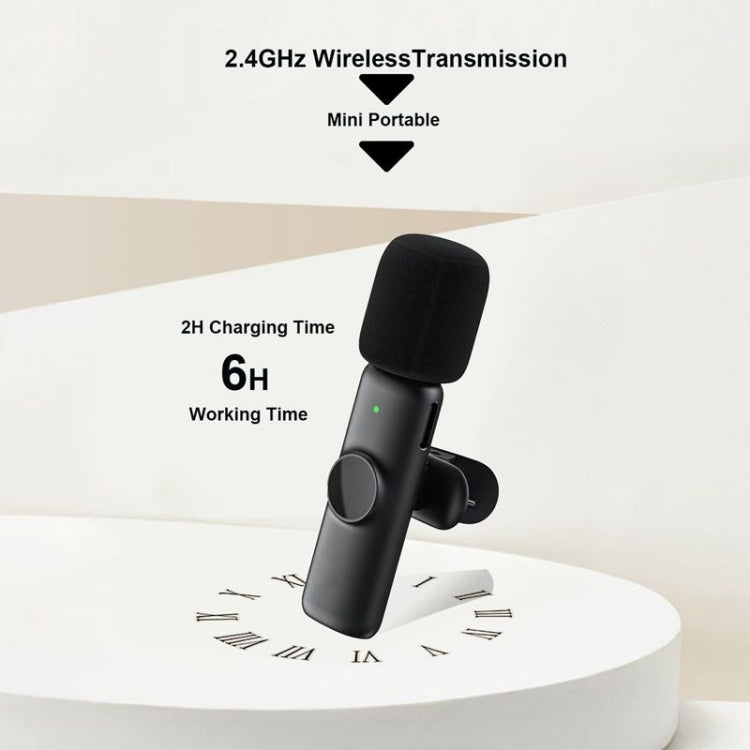 無線領夾式Lapel麥克風 帶USB-C / Type-C 接收器