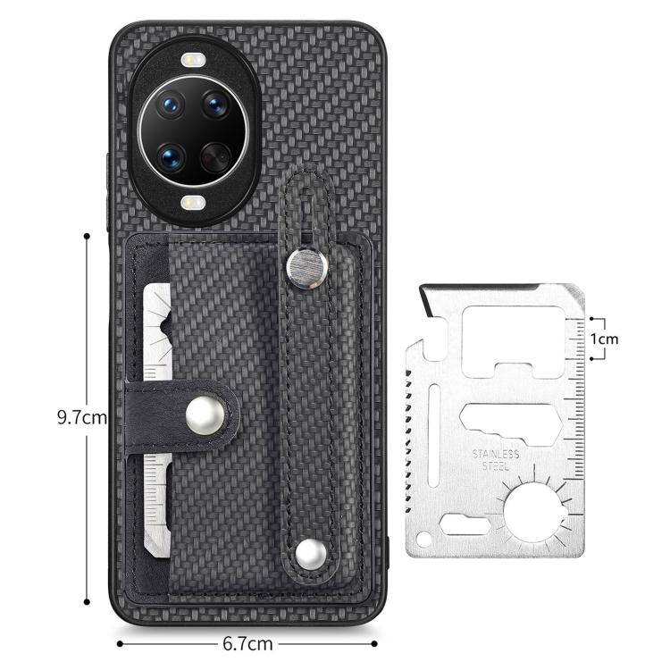 腕帶工具刀插卡支架手機殼, For Huawei nova 14 Ultra, For Huawei nova 14 Pro, For Huawei nova 14, For Huawei Mate 70 Pro+, For Huawei Mate 70 Pro, For Huawei Mate 70, For Huawei nova Y90