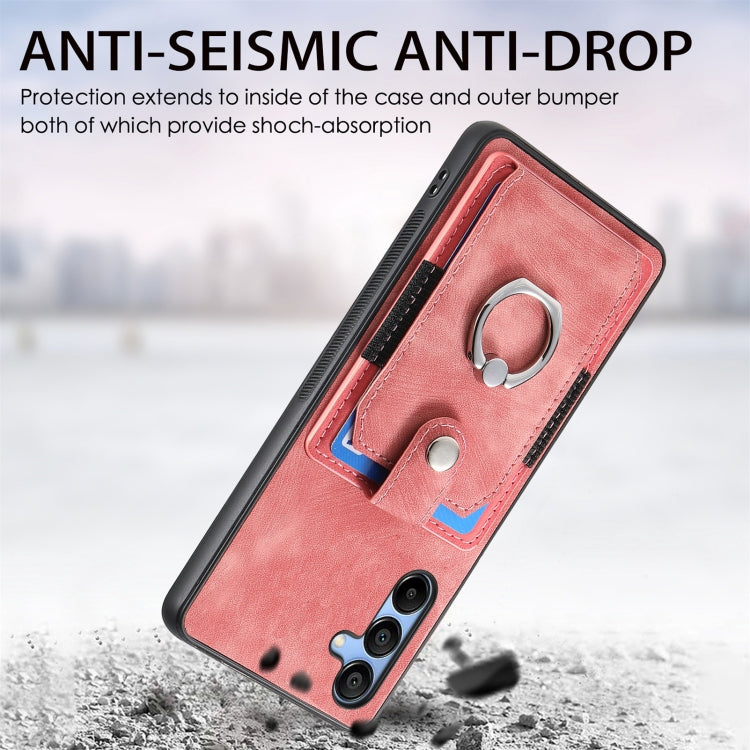 膚感指環插卡手機殼, For Samsung Galaxy S24 FE 5G, For Sumsung Galaxy A55 5G, For Samsung Galaxy A35 5G, For Samsung Galaxy S24 Ultra 5G, For Samsung Galaxy S24+ 5G, For Samsung Galaxy A15, For Samsung Galaxy S8+, For Samsung Galaxy S8