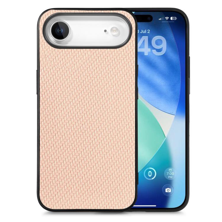 纖維紋 貼皮手機殼, For iPhone 17 Pro Max, For iPhone 17 Pro, For iPhone Air, For iPhone 15 Pro Max, For iPhone 15 Pro, For iPhone 15 Plus, For  iPhone 15, For iPhone 14 Plus, For iPhone 14 Pro