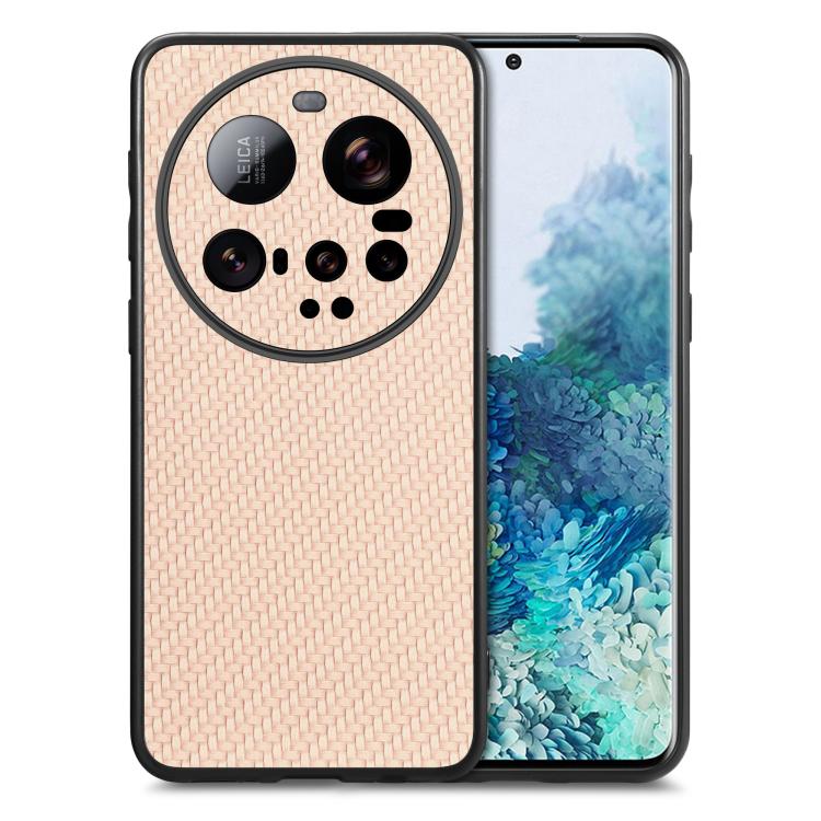 纖維紋 貼皮手機殼