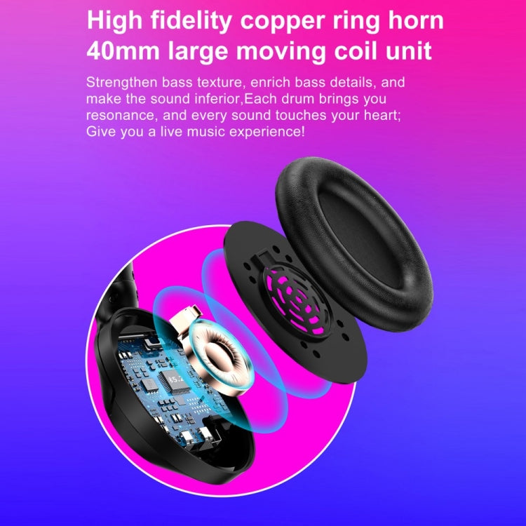 OY813 用於在線學習PC耳機立體聲學習耳機與降噪麥克風