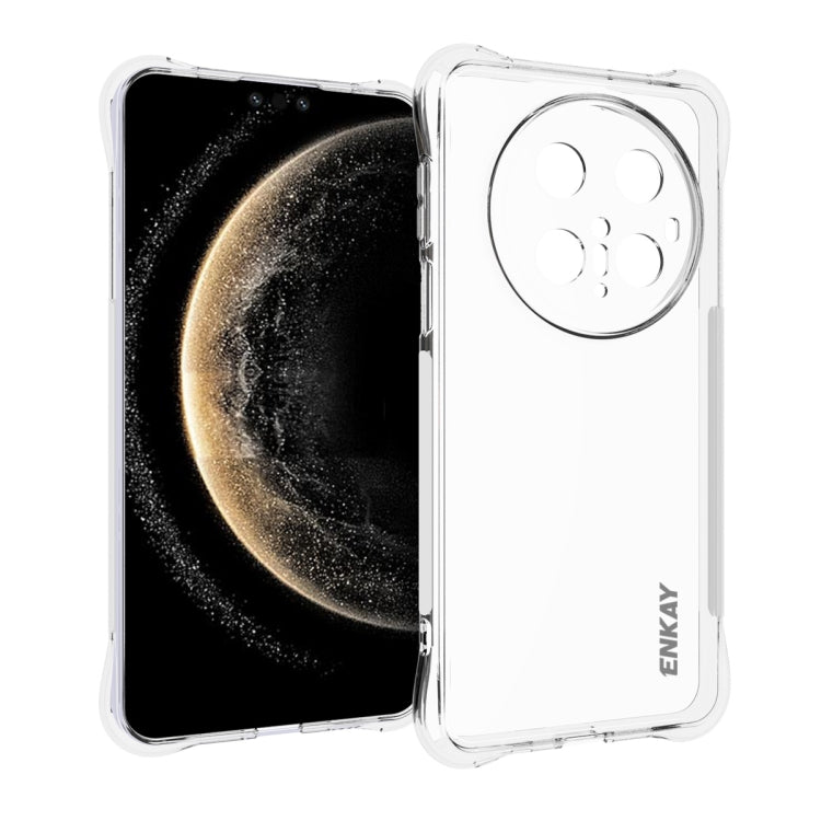 ENKAY Hat-Prince 透明防摔系列 四角加厚帶防滑條透明TPU手機防摔保護殼