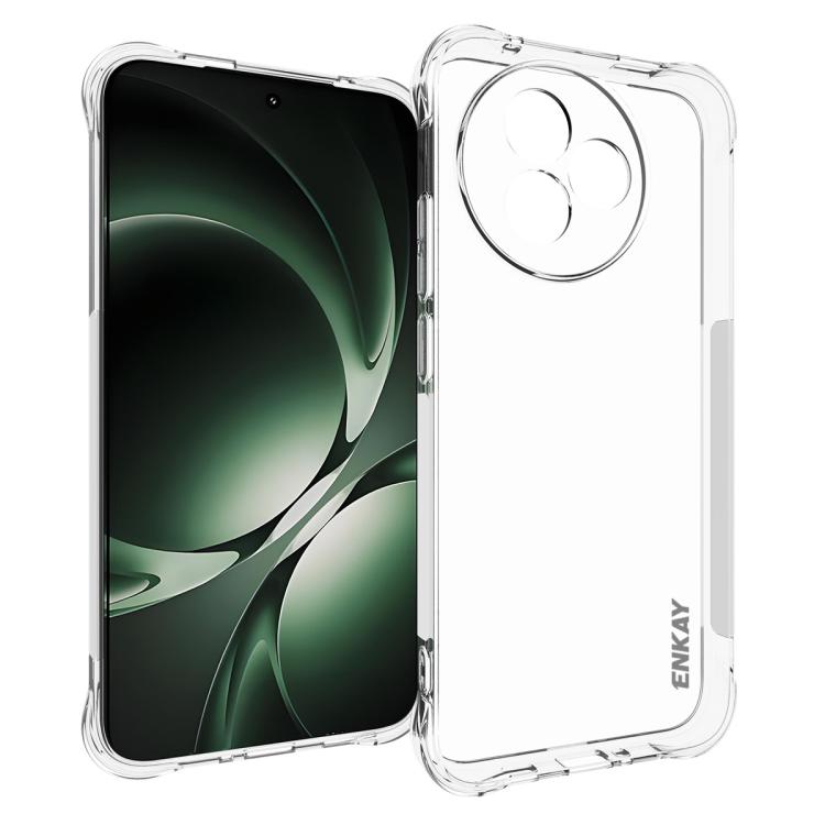 ENKAY Hat-Prince 透明防摔系列 四角加厚帶防滑條透明TPU手機防摔保護殼